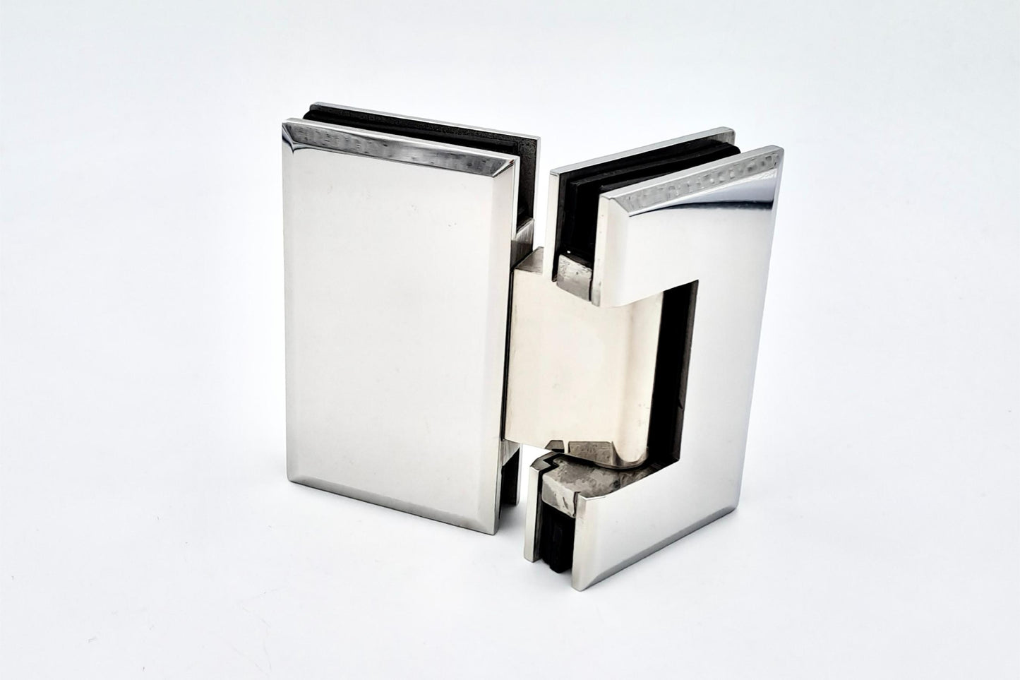 Cerniera doppia in linea a scatto in acciaio inox-RIC000098