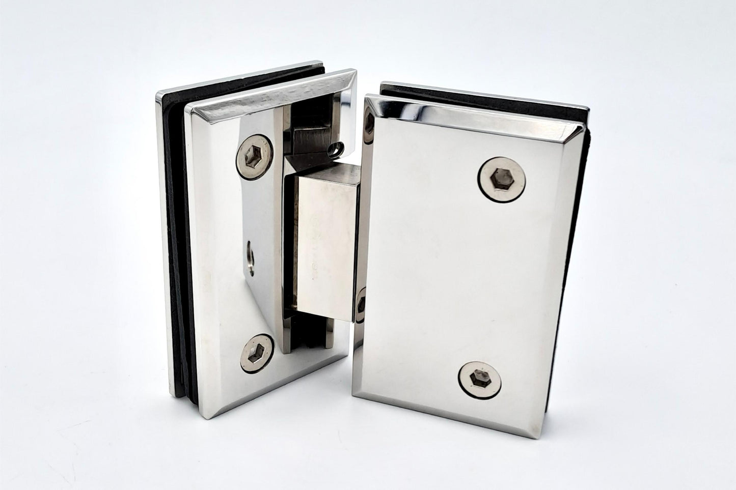 Cerniera doppia in linea a scatto in acciaio inox-RIC000098