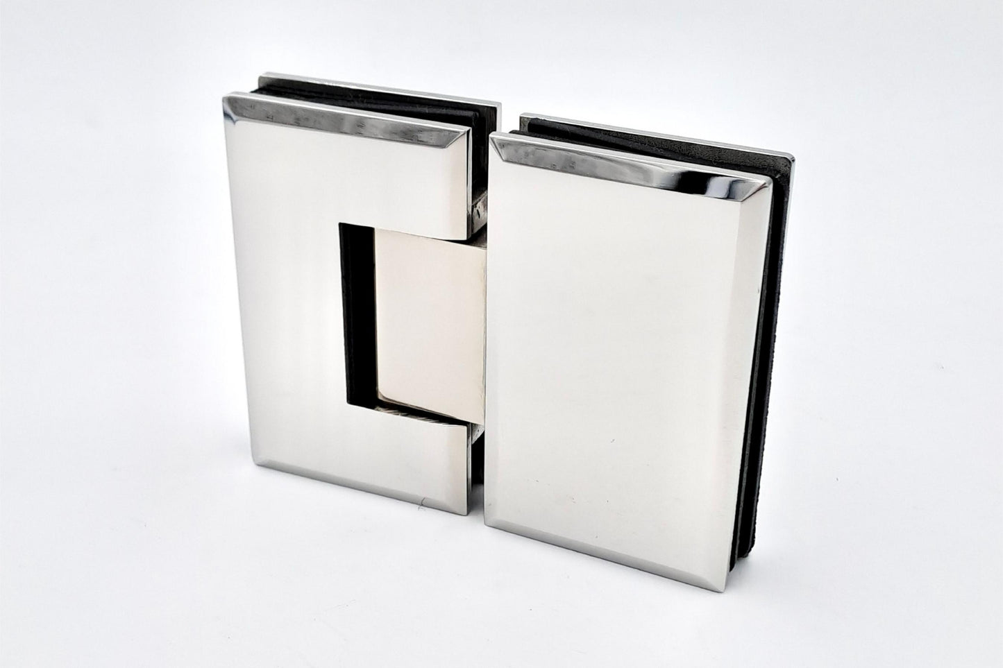 Cerniera doppia in linea a scatto in acciaio inox-RIC000098