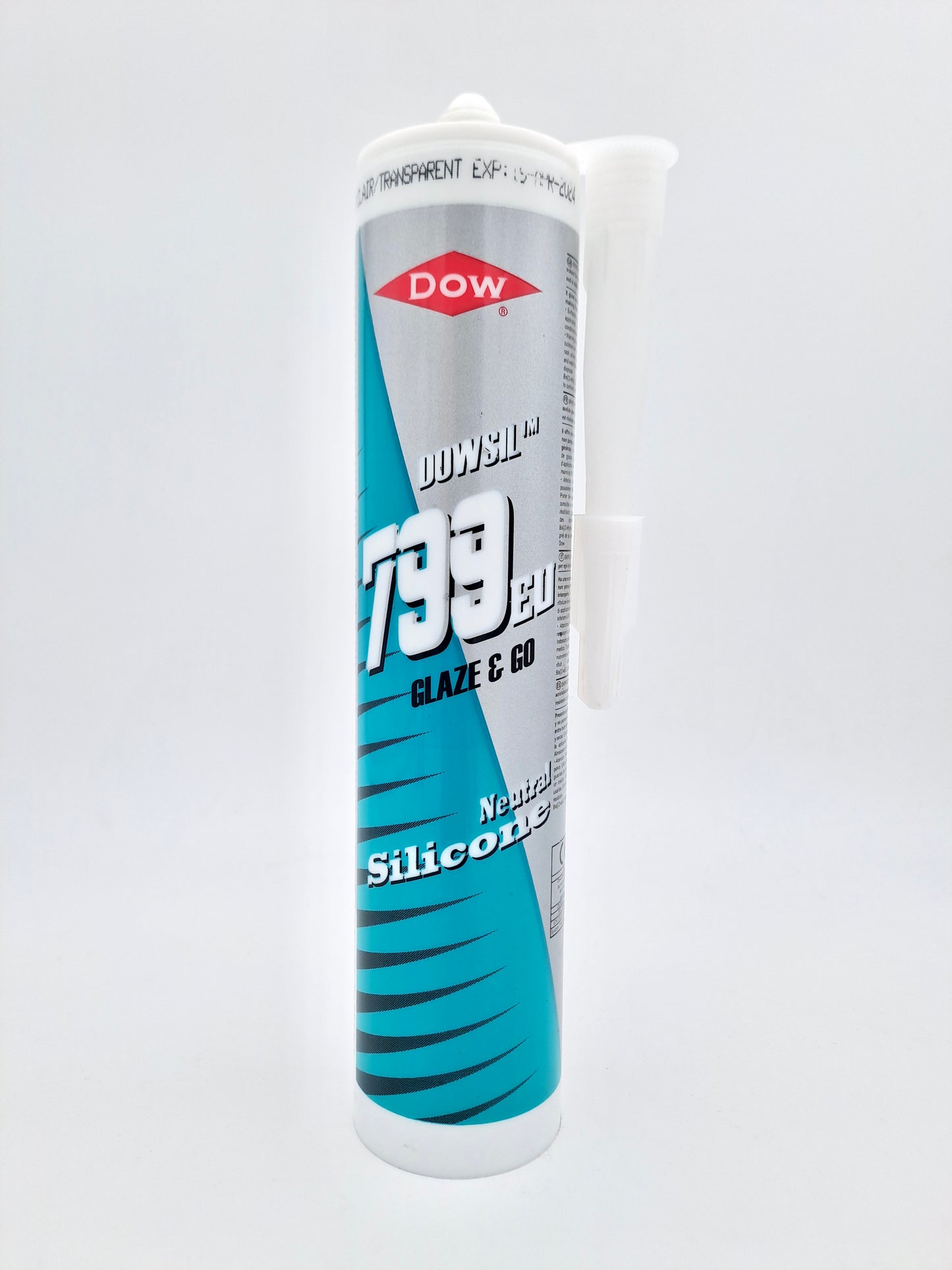 Cartuccia silicone Dow 799 trasparente neutro 310 ml-RIC000090